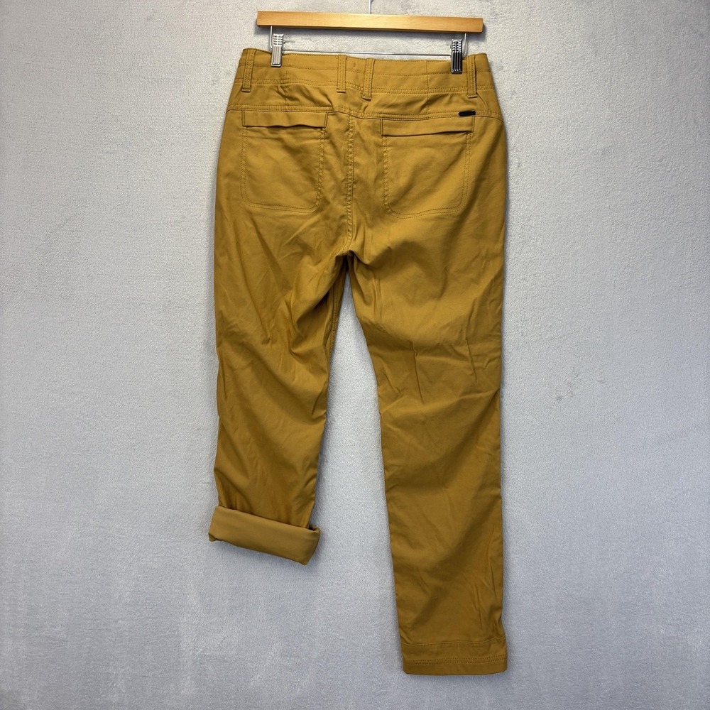 PrAna Cargo Pants Womens Size 12 Tan Stretch Convertible Hiking Outdoor Utility - Picture 2 of 16